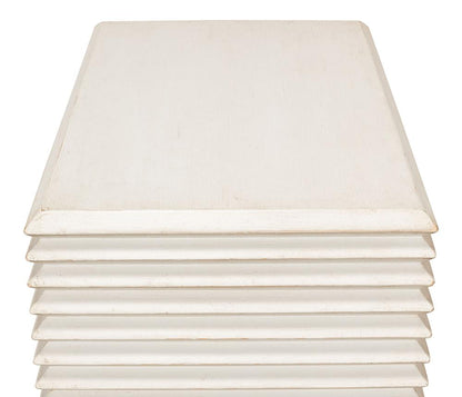 Sarreid Ltd - Stacked Side Table, Antique White - 53527-3 veiw 10