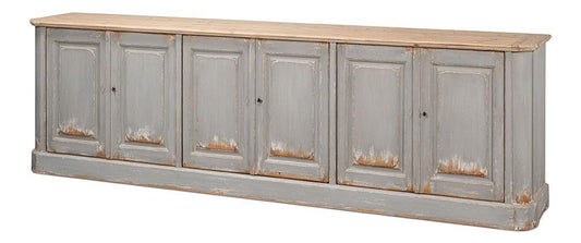 Sarreid Ltd - Karlsson Antique Swedish Grey Sideboard - 53877 veiw 1