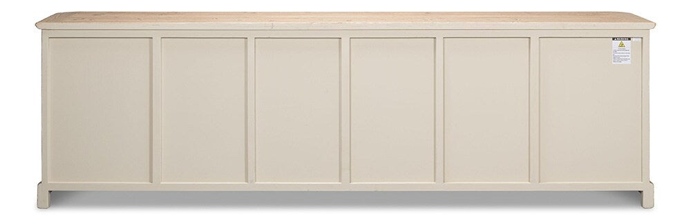Sarreid Ltd - Karlsson Antique Swedish Grey Sideboard - 53877 veiw 7