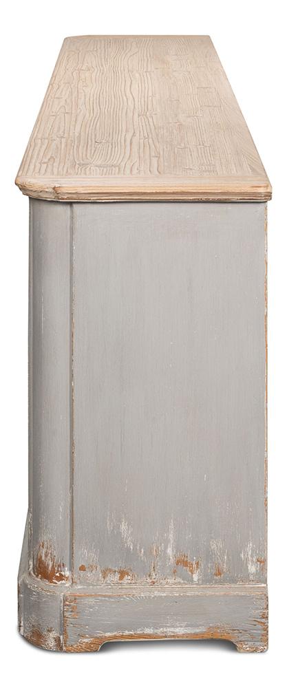 Sarreid Ltd - Karlsson Antique Swedish Grey Sideboard - 53877 veiw 8