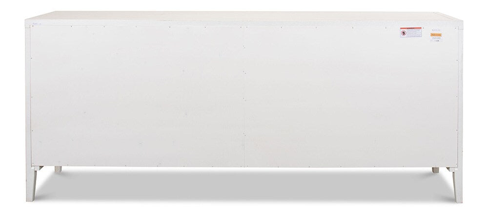 Sarreid Ltd - Blanco 4 Door Buffet, Cortina White - R247-79 veiw 7