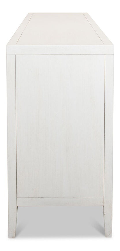 Sarreid Ltd - Blanco 4 Door Buffet, Cortina White - R247-79 veiw 8