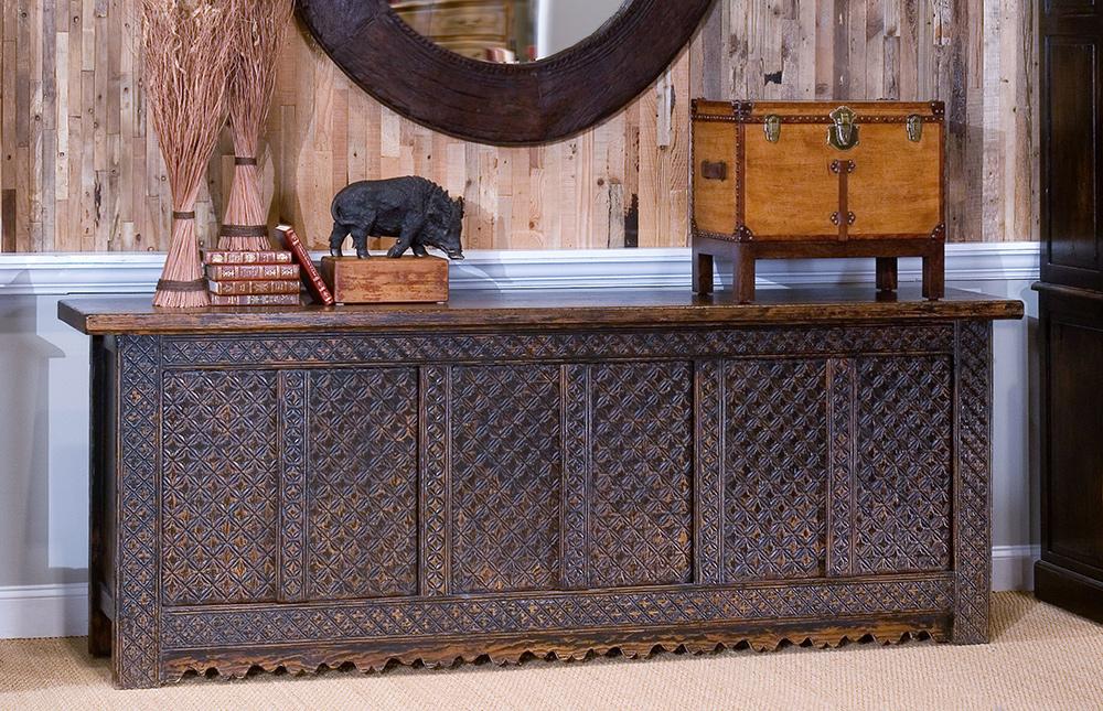 Sarreid Ltd - Persian Black Sideboard - 30520 veiw 2