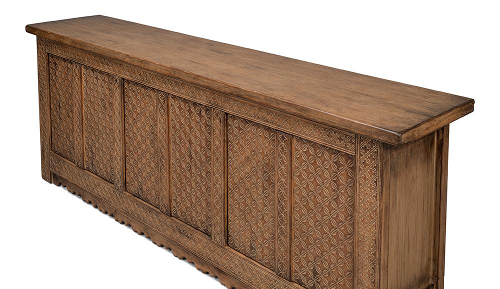 Sarreid Ltd - Nader Persian Burnt Brown Sideboard - 30520-2 veiw 4