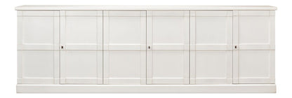 Sarreid Ltd - Luciana 6 Wood Dr Buffet,112in,Cortina Wh - R045-79W veiw 2