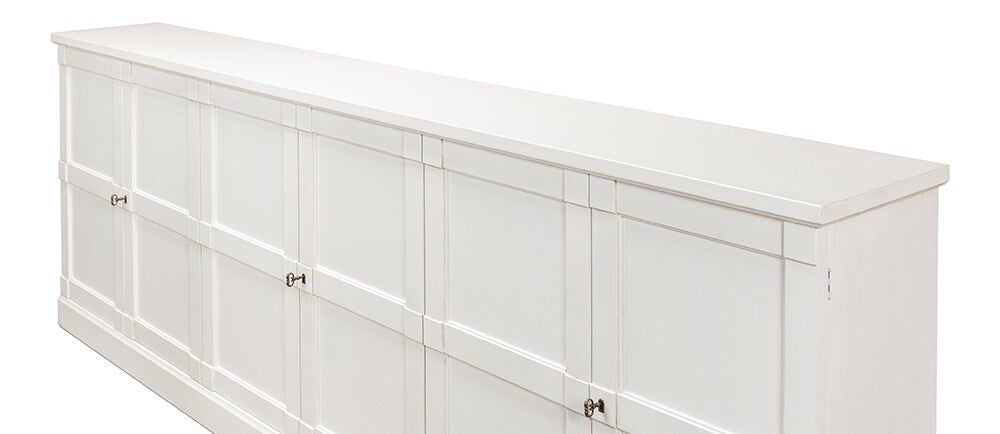 Sarreid Ltd - Luciana 6 Wood Dr Buffet,112in,Cortina Wh - R045-79W veiw 4