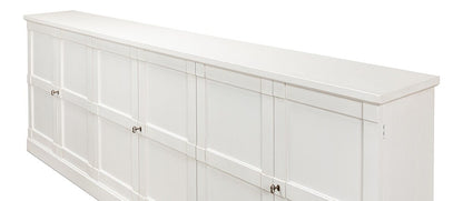 Sarreid Ltd - Luciana 6 Wood Dr Buffet,112in,Cortina Wh - R045-79W veiw 4