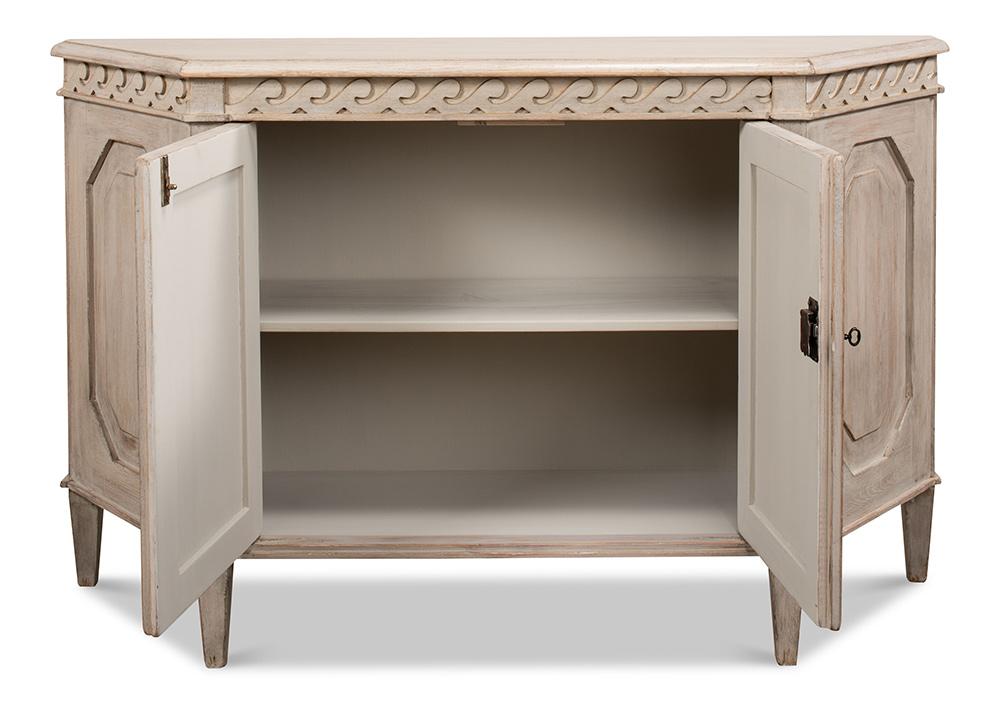 Sarreid Ltd - Wrenn Credenza, Stone Grey - 53411-1 veiw 3