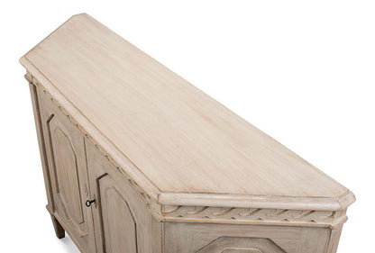 Sarreid Ltd - Wrenn Credenza, Stone Grey - 53411-1 veiw 4