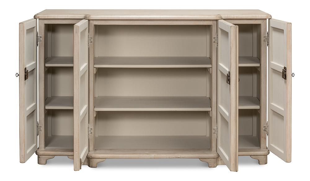 Sarreid Ltd - Entree Sideboard, Stone Grey Finish - 53585-1 veiw 3