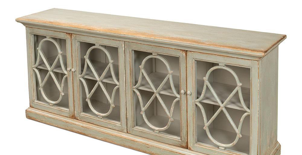 Sarreid Ltd - Sonya Sideboard, Sage - 53681-4 veiw 4