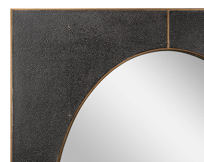 Sarreid Ltd - Francis Mirror,Shagreen,Antique Grey - 54247-31 veiw 3