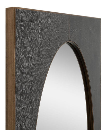 Sarreid Ltd - Francis Mirror,Shagreen,Antique Grey - 54247-31 veiw 4