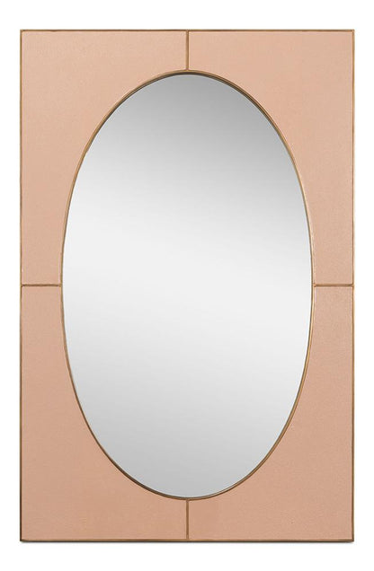 Sarreid Ltd - Francis Mirror,Shagreen,Antique Mushroom - 54247-5 veiw 1