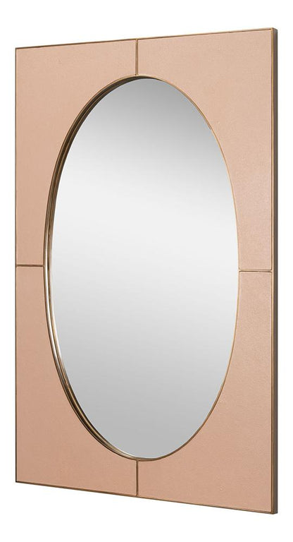 Sarreid Ltd - Francis Mirror,Shagreen,Antique Mushroom - 54247-5 veiw 2