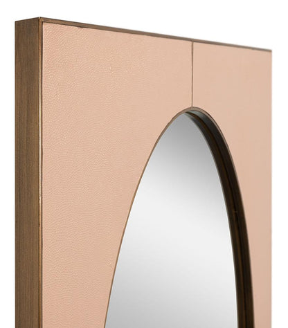Sarreid Ltd - Francis Mirror,Shagreen,Antique Mushroom - 54247-5 veiw 4