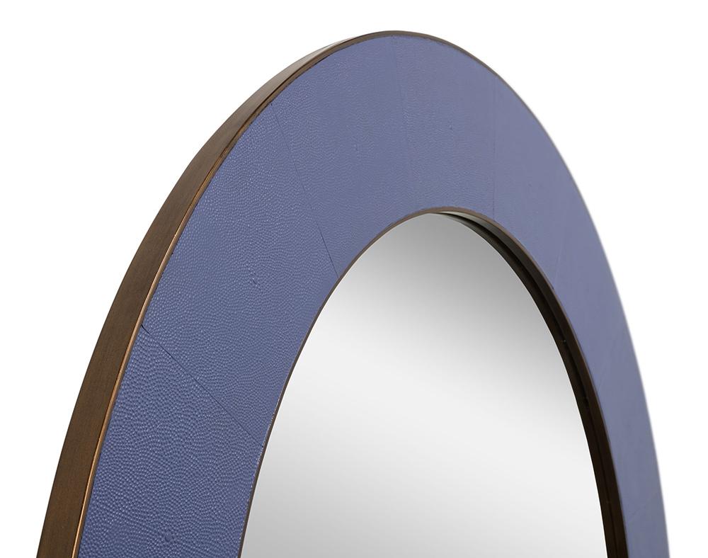 Sarreid Ltd - Judith Mirror,Shagreen,Marlin - 54251-2 veiw 4