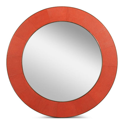Sarreid Ltd - Judith Mirror,Shagreen,Orangeade - 54251-6 veiw 1