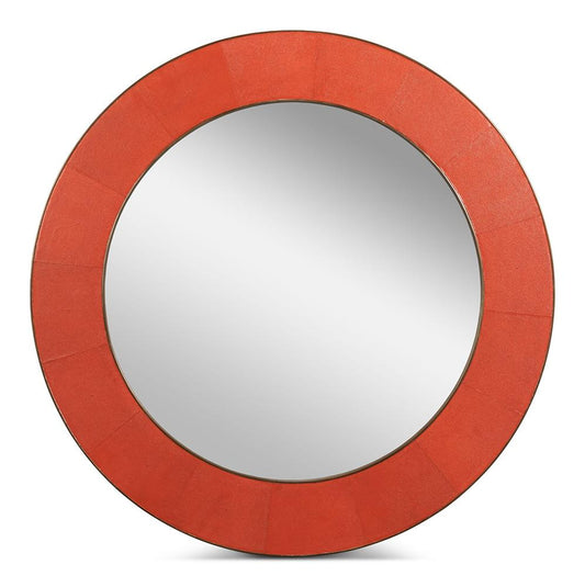 Sarreid Ltd - Judith Mirror,Shagreen,Orangeade - 54251-6 veiw 1