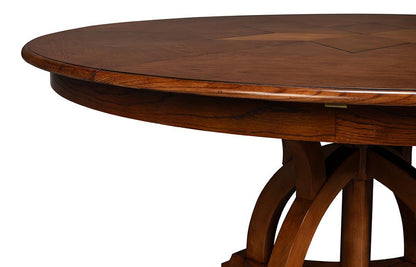 Sarreid Ltd - Austin Jupe Dining Table,Large,Walnut - 54231-OW veiw 12