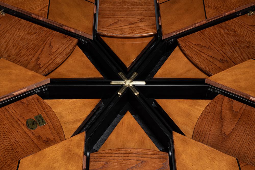 Sarreid Ltd - Austin Jupe Dining Table,Medium,Walnut - 54230-OW veiw 9