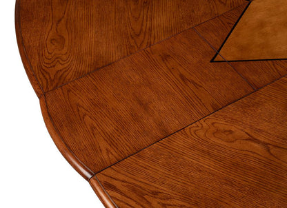 Sarreid Ltd - Austin Jupe Dining Table,Medium,Walnut - 54230-OW veiw 10