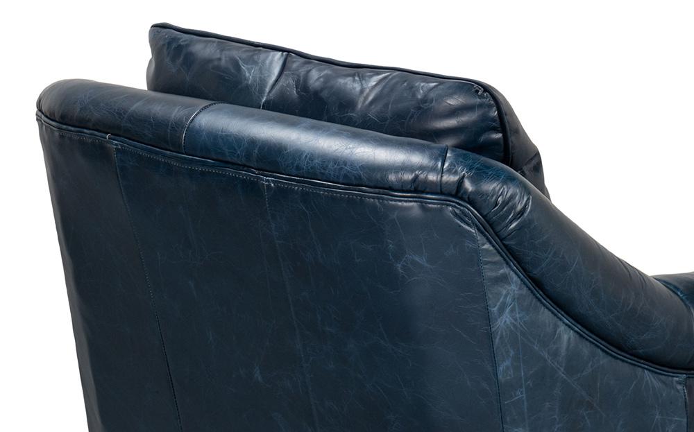 Sarreid Ltd - Vandike Arm Chair, Chateau Blue - 54194 veiw 7