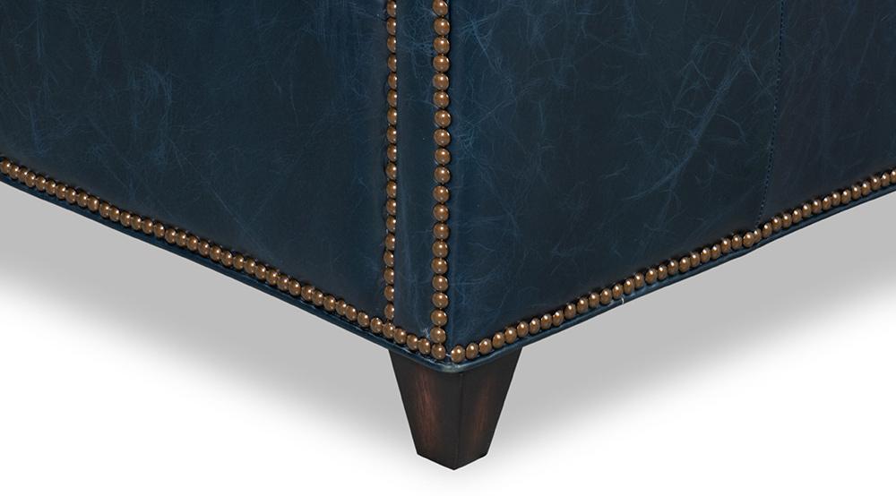 Sarreid Ltd - Vandike Arm Chair, Chateau Blue - 54194 veiw 10