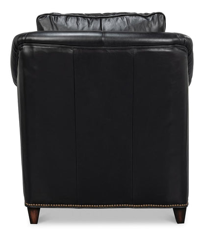 Sarreid Ltd - Vandike Arm Chair, Onyx Black - 54193 veiw 4