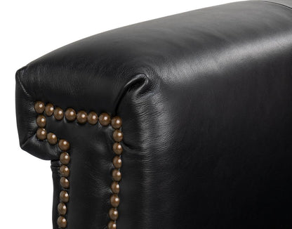 Sarreid Ltd - Vandike Arm Chair, Onyx Black - 54193 veiw 6