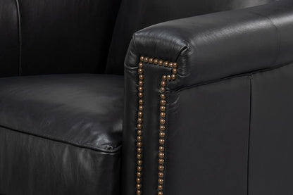 Sarreid Ltd - Vandike Arm Chair, Onyx Black - 54193 veiw 9