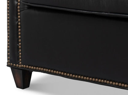 Sarreid Ltd - Vandike Arm Chair, Onyx Black - 54193 veiw 10