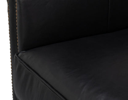 Sarreid Ltd - Vandike Arm Chair, Onyx Black - 54193 veiw 12