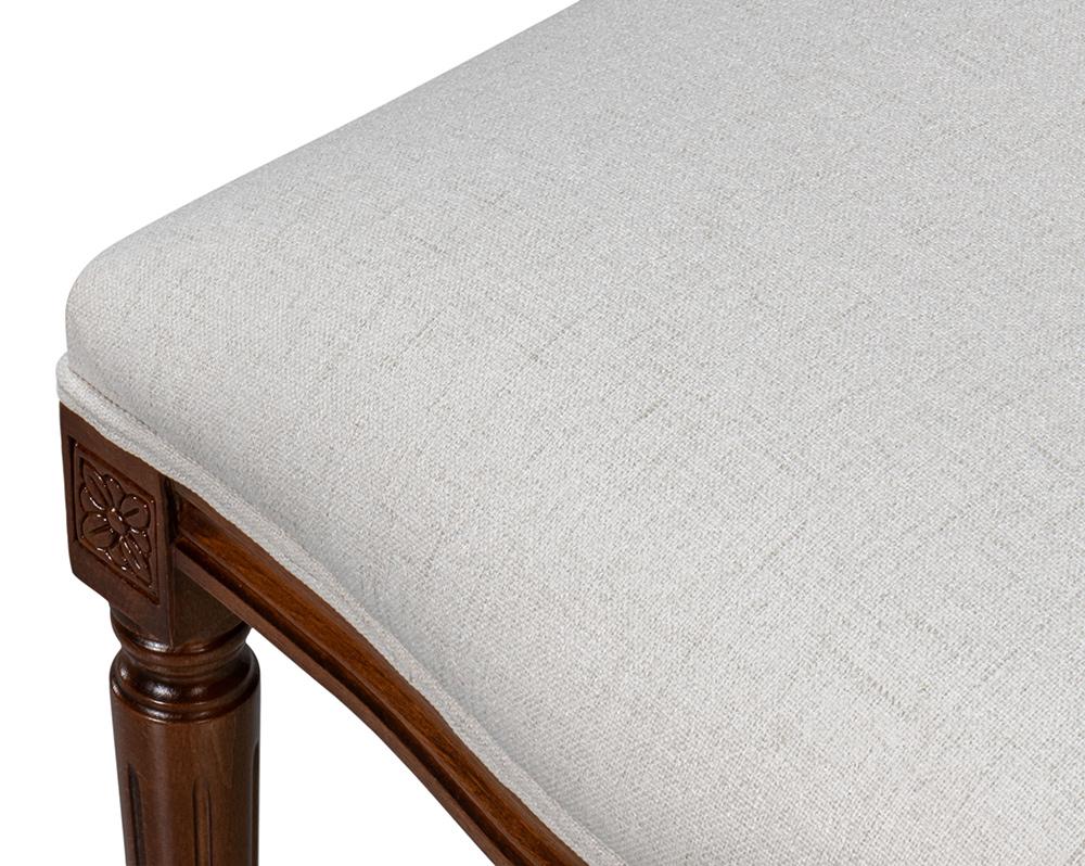 Sarreid Ltd - Hugo Oval Side Chair, Old World Walnut (Set of 2) - 54178 veiw 9