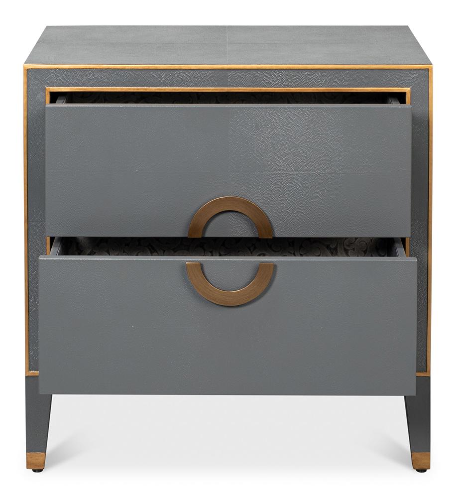 Sarreid Ltd - Gabriella Night Stand, Quiet Shade - 54001-1 veiw 3