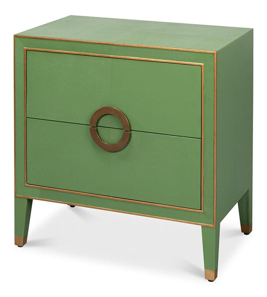 Sarreid Ltd - Gabriella Night Stand, Watercress - 54001-3 veiw 1