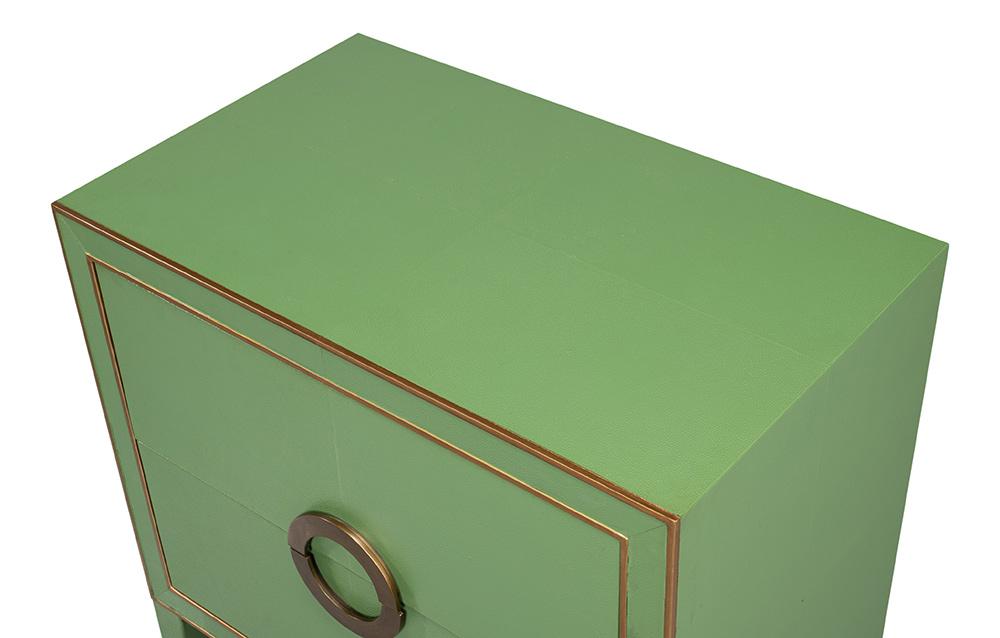 Sarreid Ltd - Gabriella Night Stand, Watercress - 54001-3 veiw 4