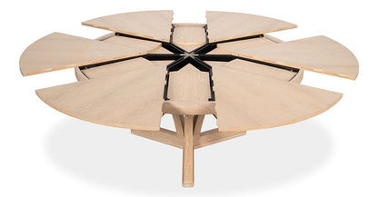 Sarreid Ltd - Casual Jupe Dining Table,Bleached Oak,M - 54196-BO veiw 8