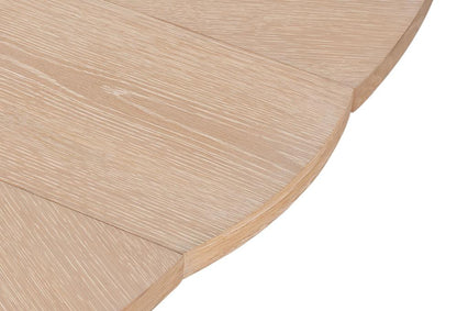 Sarreid Ltd - Casual Jupe Dining Table,Bleached Oak,M - 54196-BO veiw 10