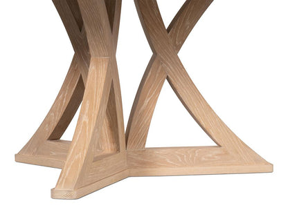 Sarreid Ltd - Casual Jupe Dining Table,Bleached Oak,M - 54196-BO veiw 11