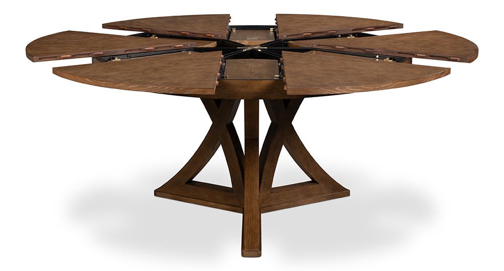 Sarreid Ltd - Casual Jupe Dining Table,Light Mink,Med - 54196-LM veiw 2