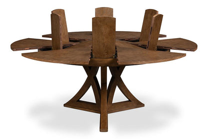Sarreid Ltd - Casual Jupe Dining Table,Light Mink,Med - 54196-LM veiw 3