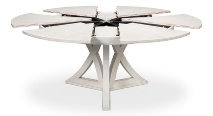 Sarreid Ltd - Casual Jupe Dining Table,Workingwhite,Md - 54196-WW veiw 2