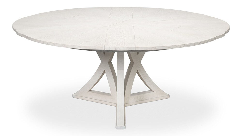 Sarreid Ltd - Casual Jupe Dining Table,Workingwhite,Md - 54196-WW veiw 5