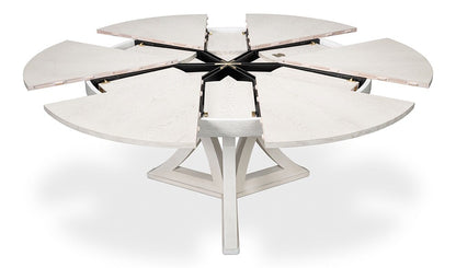 Sarreid Ltd - Casual Jupe Dining Table,Workingwhite,Md - 54196-WW veiw 8