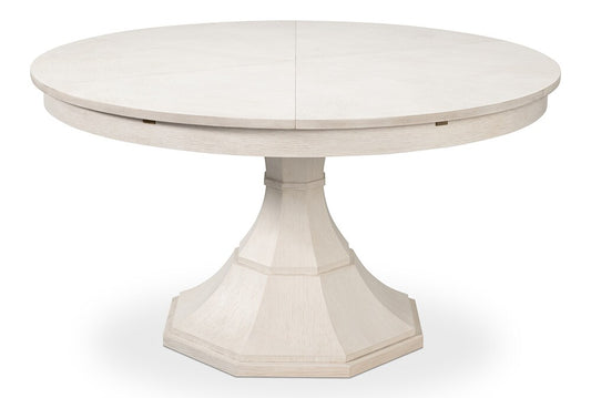 Sarreid Ltd - Giselle Jupe Table,Med, Working White - 54210-WW veiw 1