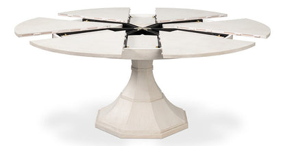 Sarreid Ltd - Giselle Jupe Table,Med, Working White - 54210-WW veiw 2