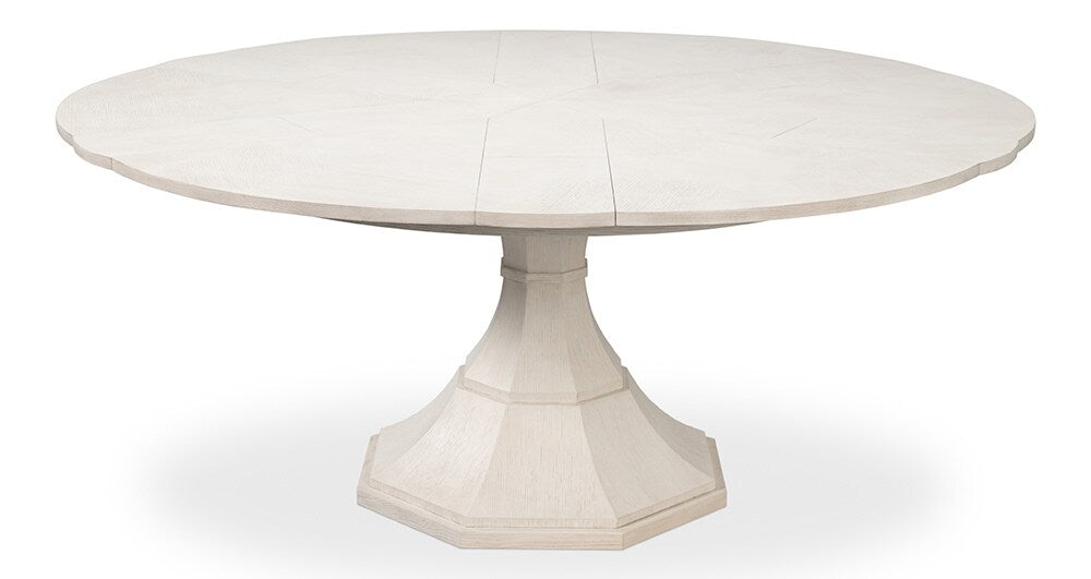 Sarreid Ltd - Giselle Jupe Table,Med, Working White - 54210-WW veiw 5