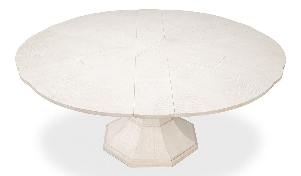 Sarreid Ltd - Giselle Jupe Table,Med, Working White - 54210-WW veiw 7