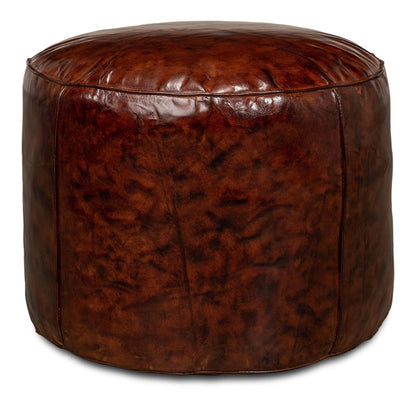 Sarreid Ltd - Soccerball Stool - Brown - 29377 veiw 2